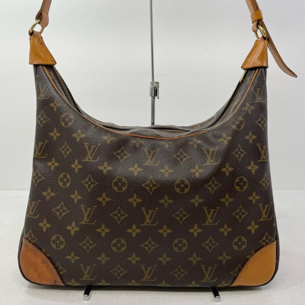 Louis Vuitton Brown Bag Monogram Shoulder Boulogne Brown